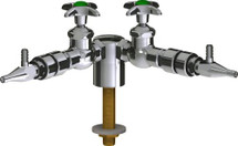 Chicago Faucets (LWV1-C61-20) Deck-mounted laboratory turret with water valve