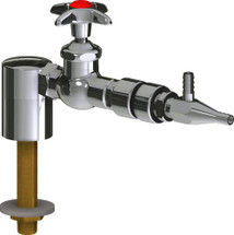 Chicago Faucets (LWV1-C62-10) Deck-mounted laboratory turret with water valve