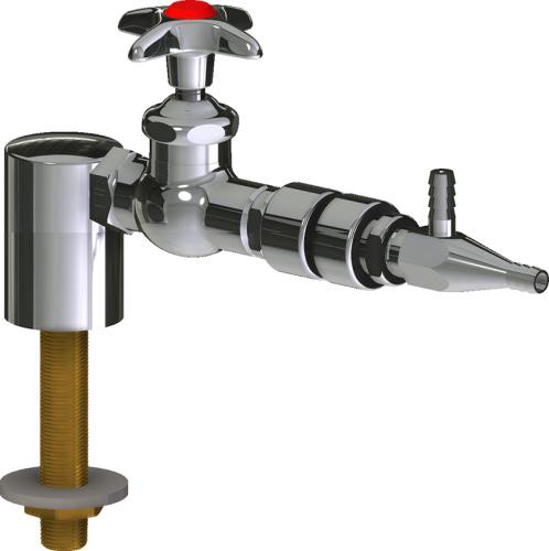  Chicago Faucets (LWV1-C62-10) Deck-mounted laboratory turret with water valve