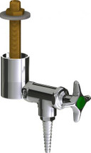 Chicago Faucets (LWV2-A11-10) Deck-mounted laboratory turret with water valve