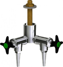 Chicago Faucets (LWV2-A13-20) Deck-mounted laboratory turret with water valve