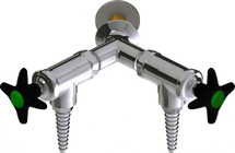 Chicago Faucets (LWV2-A13-65) Wall-mounted water valve with flange