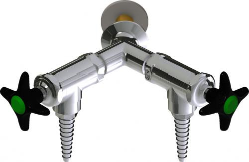  Chicago Faucets (LWV2-A13-65) Wall-mounted water valve with flange