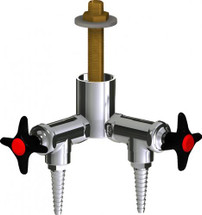 Chicago Faucets (LWV2-A14-20) Deck-mounted laboratory turret with water valve