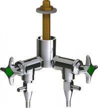 Chicago Faucets (LWV2-A31-20) Deck-mounted laboratory turret with water valve