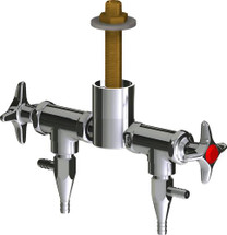 Chicago Faucets (LWV2-A32-25) Deck-mounted laboratory turret with water valve