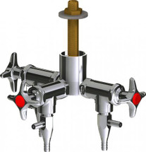 Chicago Faucets (LWV2-A32-30) Deck-mounted laboratory turret with water valve