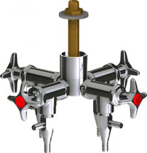 Chicago Faucets (LWV2-A32-40) Deck-mounted laboratory turret with water valve
