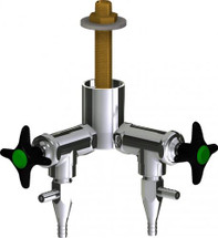 Chicago Faucets (LWV2-A33-20) Deck-mounted laboratory turret with water valve