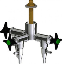 Chicago Faucets (LWV2-A33-30) Deck-mounted laboratory turret with water valve