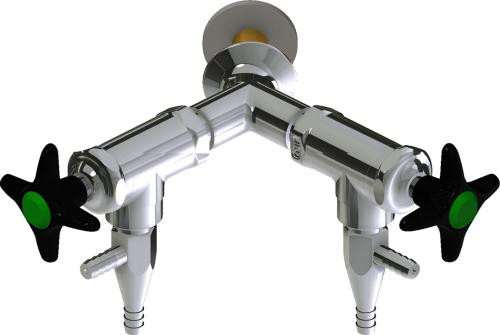  Chicago Faucets (LWV2-A33-65) Wall-mounted water valve with flange