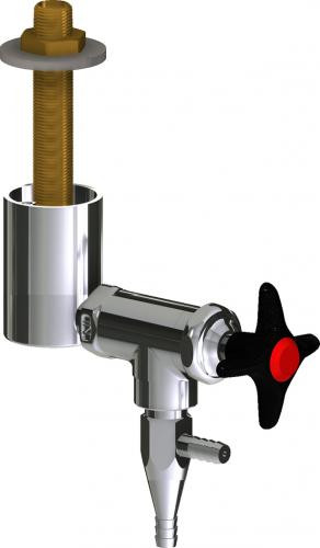  Chicago Faucets (LWV2-A34-10) Deck-mounted laboratory turret with water valve