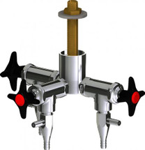 Chicago Faucets (LWV2-A34-30) Deck-mounted laboratory turret with water valve
