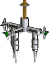Chicago Faucets (LWV2-A41-30) Deck-mounted laboratory turret with water valve