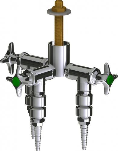  Chicago Faucets (LWV2-A41-30) Deck-mounted laboratory turret with water valve