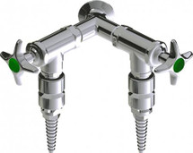 Chicago Faucets (LWV2-A41-60) Wall-mounted water valve with flange