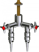 Chicago Faucets (LWV2-A42-20) Deck-mounted laboratory turret with water valve