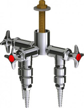 Chicago Faucets (LWV2-A42-30) Deck-mounted laboratory turret with water valve