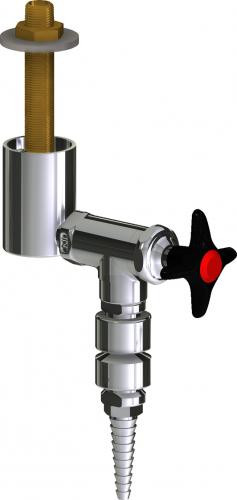  Chicago Faucets (LWV2-A44-10) Deck-mounted laboratory turret with water valve