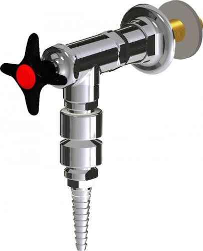  Chicago Faucets (LWV2-A44-55) Wall-mounted water valve with flange
