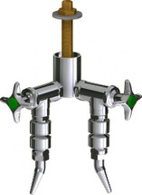 Chicago Faucets (LWV2-A51-20) Deck-mounted laboratory turret with water valve