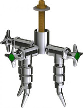 Chicago Faucets (LWV2-A51-30) Deck-mounted laboratory turret with water valve