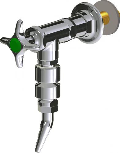  Chicago Faucets (LWV2-A51-55) Wall-mounted water valve with flange