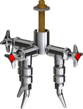 Chicago Faucets (LWV2-A52-30) Deck-mounted laboratory turret with water valve