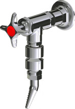 Chicago Faucets (LWV2-A52-50) Wall-mounted water valve with flange