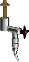 Chicago Faucets (LWV2-A54-10) Deck-mounted laboratory turret with water valve