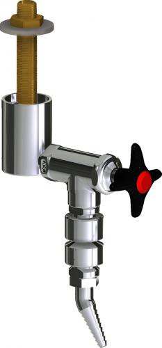  Chicago Faucets (LWV2-A54-10) Deck-mounted laboratory turret with water valve
