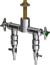 Chicago Faucets (LWV2-A61-25) Deck-mounted laboratory turret with water valve