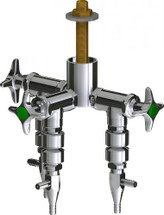 Chicago Faucets (LWV2-A61-30) Deck-mounted laboratory turret with water valve