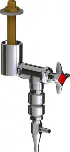  Chicago Faucets (LWV2-A62-10) Deck-mounted laboratory turret with water valve