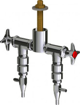 Chicago Faucets (LWV2-A62-25) Deck-mounted laboratory turret with water valve