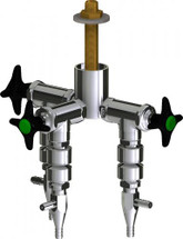 Chicago Faucets (LWV2-A63-30) Deck-mounted laboratory turret with water valve