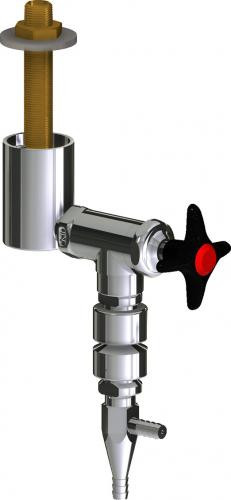  Chicago Faucets (LWV2-A64-10) Deck-mounted laboratory turret with water valve