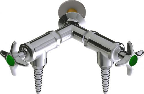  Chicago Faucets (LWV2-B11-65) Wall-mounted water valve with flange