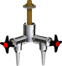 Chicago Faucets (LWV2-B14-20) Deck-mounted laboratory turret with water valve