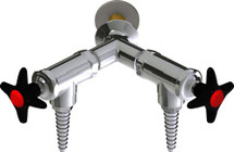 Chicago Faucets (LWV2-B14-65) Wall-mounted water valve with flange