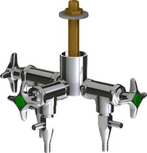 Chicago Faucets (LWV2-B31-30) Deck-mounted laboratory turret with water valve