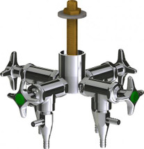 Chicago Faucets (LWV2-B31-40) Deck-mounted laboratory turret with water valve