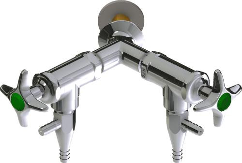  Chicago Faucets (LWV2-B31-65) Wall-mounted water valve with flange