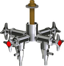 Chicago Faucets (LWV2-B32-40) Deck-mounted laboratory turret with water valve