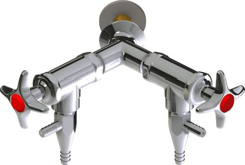  Chicago Faucets (LWV2-B32-65) Wall-mounted water valve with flange