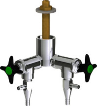 Chicago Faucets (LWV2-B33-20) Deck-mounted laboratory turret with water valve