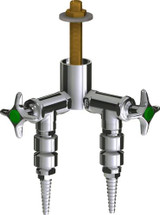 Chicago Faucets (LWV2-B41-20) Deck-mounted laboratory turret with water valve
