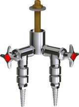 Chicago Faucets (LWV2-B42-20) Deck-mounted laboratory turret with water valve
