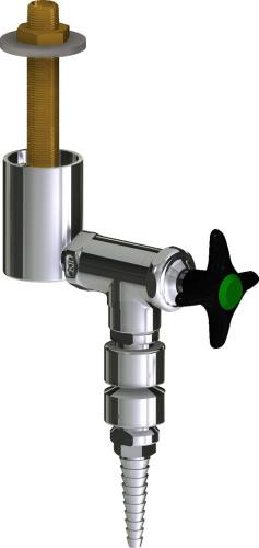  Chicago Faucets (LWV2-B43-10) Deck-mounted laboratory turret with water valve