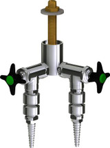 Chicago Faucets (LWV2-B43-20) Deck-mounted laboratory turret with water valve